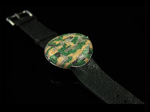 Diamond Watch Clou Army Green